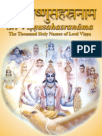 Sri Vishnu Shahastra Naam the Thousand Holy Names of Lord Vishnu