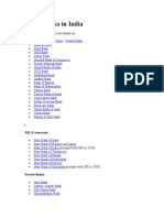 List of Banks in India: Indian Banks & Public Sector Banks Are