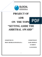 ADR Final draft Setting-Aside-Arbitral-Award-Contemporary-Scenario-in-India-Copy