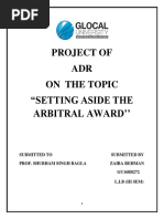 ADR Final draft Setting-Aside-Arbitral-Award-Contemporary-Scenario-in-India-Copy