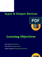 Input & Output Devices