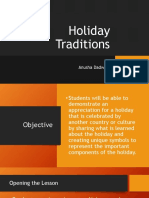 Holiday Tradition - Lesson Plan