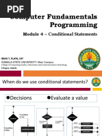 Module 1 and 2 CE Computer Fundamentals Programming | PDF | C Sharp ...