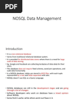 NOSQL Data Management