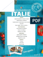 Menu  journée Italienne - 16012020