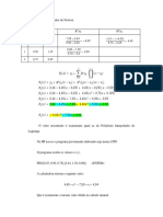 Cálculo Numérico - 1 Prova - 2 Questão - 2019.1 - Solução