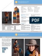 Marl Stripe Knit Super Scarf PDF