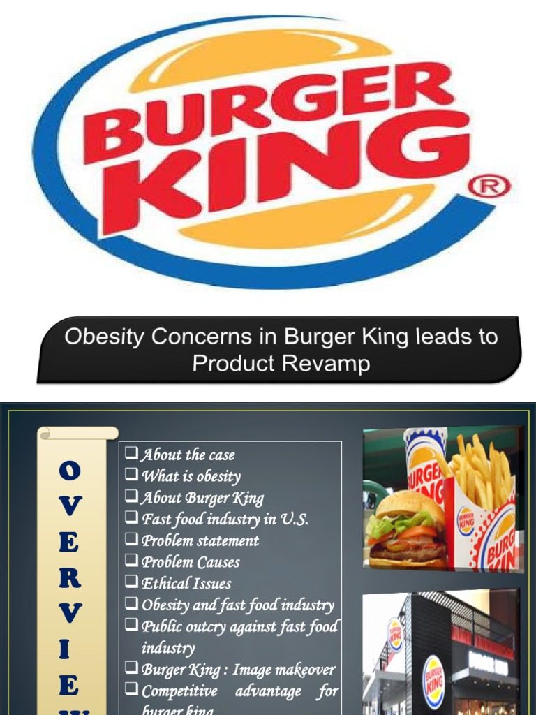 Burger King Case Study PDF Fast Food Restaurants Obesity