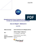 CCTP Remplacement CTA Bat G CNRS VILLEJUIF