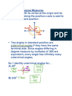 Precalculus Unit 3 Intro To Trig Functions 1