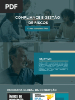 COmpliance e gestão de riscos