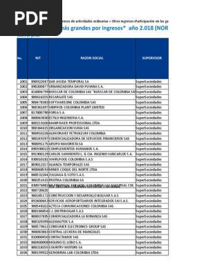bbarco Ranking 9000 Empresas Siguientes Mas Grandes2018 2017 | PDF