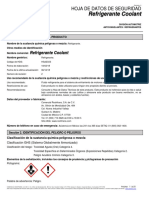 MSDS Refrigerante - Roshfrans - Coolant PDF