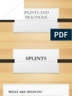 Splints and Tractions