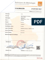 Certificado de Calibracion Nº2