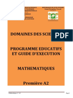 Programme Eductif Maths 1A2 CND 2020