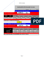 Option 1: Bandwidth To Multiplex Information Rate Calculation