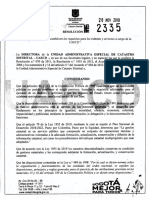 Resolución 2335-2019 Establece Requisitos y Tramites-Servicios Castro Bogotá
