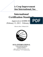OCIA - International Certification Standards
