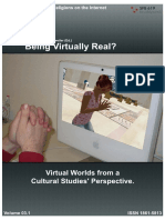 Religión Digital. Being Virtually REal?