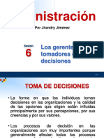 Exposicion 6 Lo Gerentes Como Tomadores de Decisiones