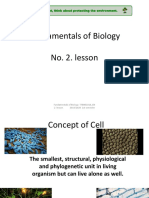 Fundamentals of Biology 2. Lesson PDF