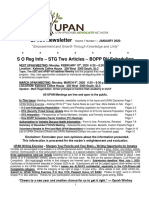 UPAN Newsletter Vol. 7 No. 1 January 2020