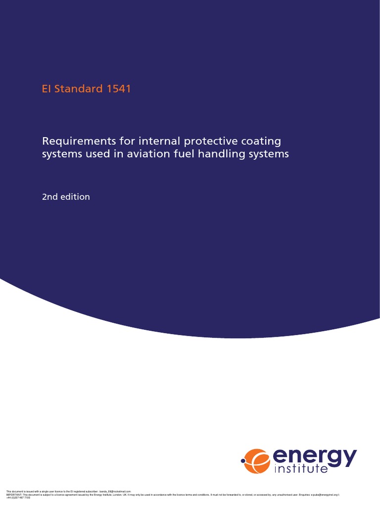 EI 1541 Recubrimiento Interno para El Manejo de Combustibles de ...