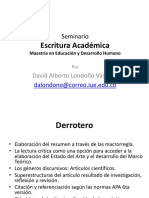 Escritura Académica