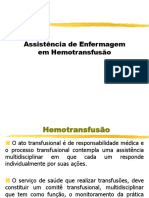 Assistência em Hemotransfusão