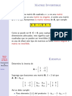 Algebra Lineal Matriz Inversa