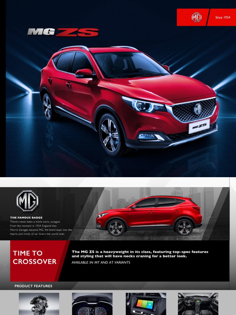 MG ZS Brochure PDF | PDF
