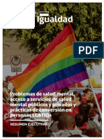 Salud Mental en Personas LGBTIQ Resumen Ejecutivo