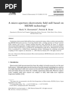 2001 - Horenstein - A micro-aperture electrostatic field mill based on MEMS technology