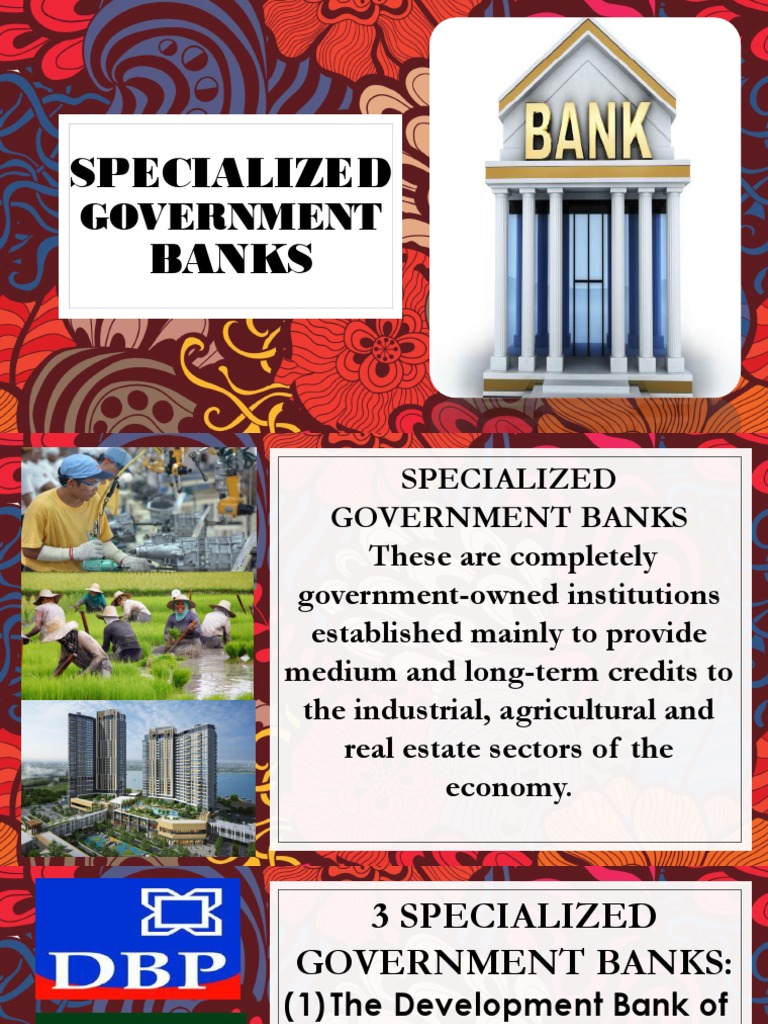 Specialized Government Banks Group 5 PDF Corporations Service