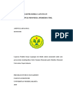 Laporan PKL - 2019 - Aminullah Kamal - 8215151350 - s1 - Manajemen 2015 PDF