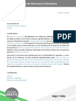 6 Carta de Renuncia Voluntaria