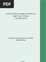 Guide PEC Diabète type 2 en Afrique Sub-Saharienne