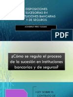 Sucesión Bancaria y de Seguros