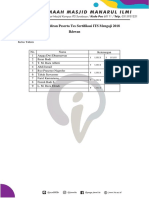 Absensi Tes Sertifikasi Peserta