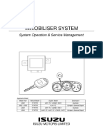 Immobiliser System Operation PDF