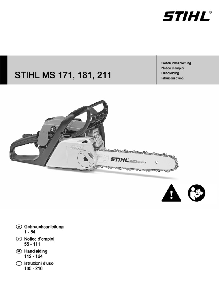 Stihl MS 171 - 181 - 211 PDF