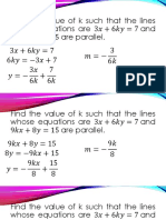 Find The Value of K Such That Eq Are Par