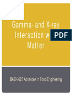 Gamma - and X-Ray Interaction With Matter