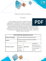 Ficha de Indicadores Administracion en Salud