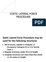 7 Static Lateral Force Procedure PDF