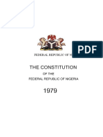 Nig - Const - 79 - 1979 Constitution