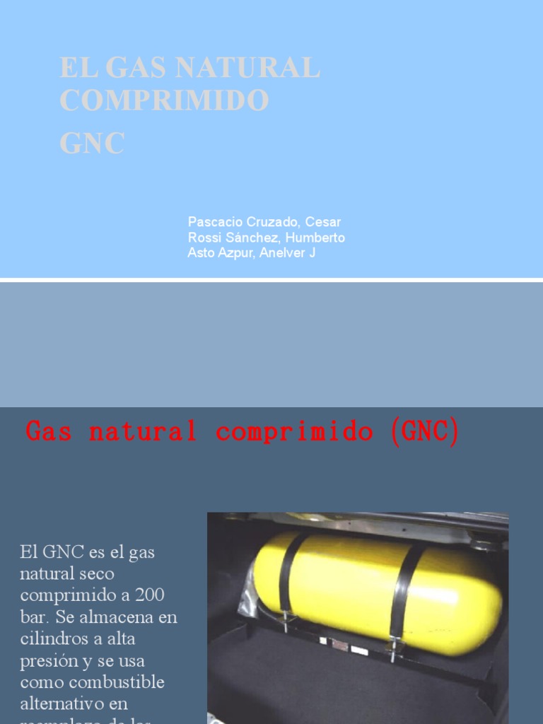 GNV Gas Natural Comprimido | PDF | Acero | Tratamiento a base de calor