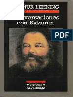 Lehning, Arthur (Ed.) - Conversaciones Con Bakunin - Anagrama, 1999 PDF