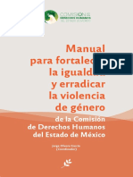 Manual para Fortalecer La Igualdad y Erradicar La Violencia de Genero